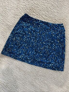 Blue Printed Women's Skirt